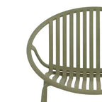 Christopher Knight Home Pablo Ensemble de salle à manger moderne d'extérieur 7 pièces avec chaises empilables