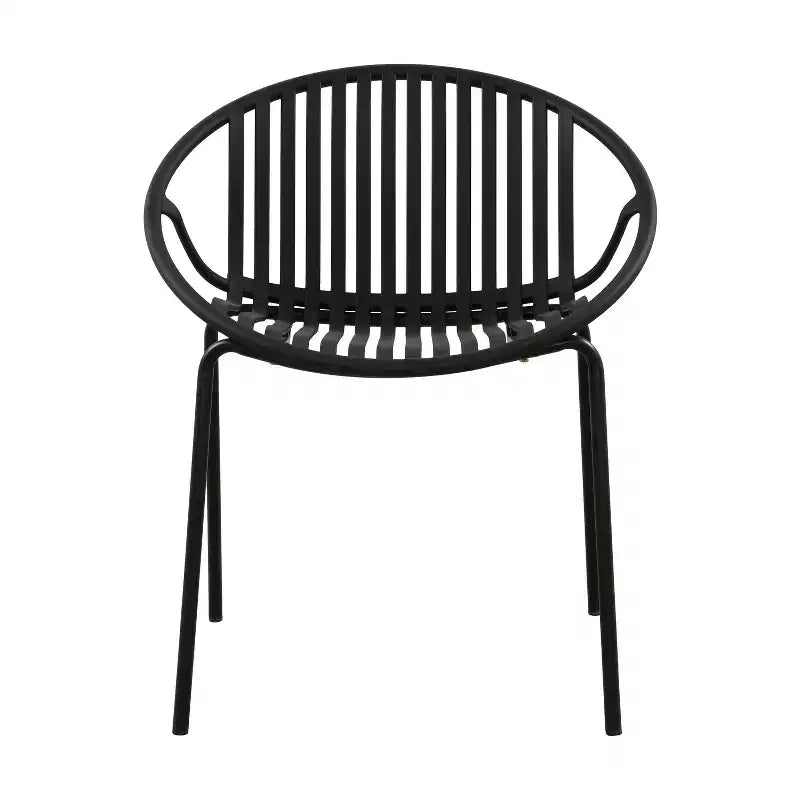 Christopher Knight Home Pablo Ensemble de salle à manger moderne d'extérieur 7 pièces avec chaises empilables