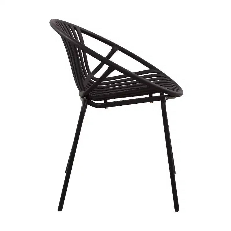 Christopher Knight Home Pablo Ensemble de salle à manger moderne d'extérieur 7 pièces avec chaises empilables