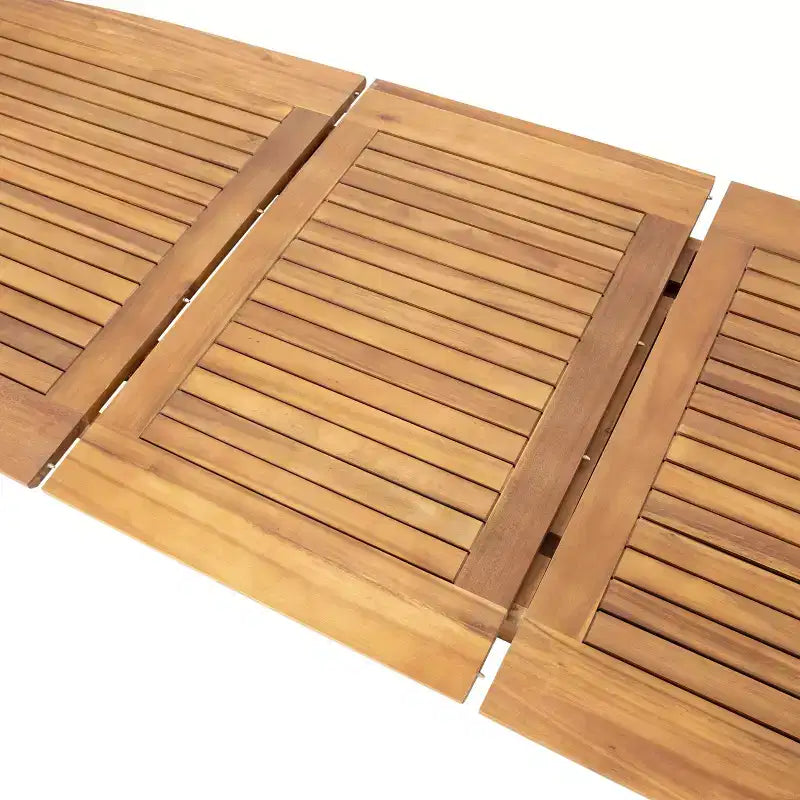 Christopher Knight Home Paco – Ensemble de salle à manger extérieur moderne extensible 7 pièces avec chaises empilables