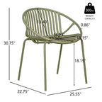 Christopher Knight Home Paco – Ensemble de salle à manger extérieur moderne extensible 7 pièces avec chaises empilables