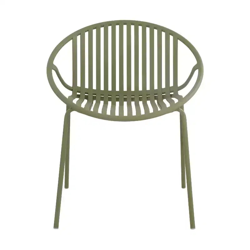 Christopher Knight Home Paddy 7 Pieces Outdoor Modern Metal and Polypropylene Dining Set with Stackable Chair