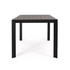 Christopher Knight Home Paddy 7 Pieces Outdoor Modern Metal and Polypropylene Dining Set with Stackable Chair