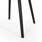 Christopher Knight Home Patrice, ensemble de salle à manger d'extérieur 7 pièces en bois d'acacia et résine, noir/teck sablé