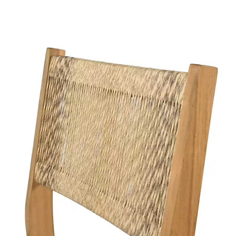 Christopher Knight Home Gaye Ensemble de bar extérieur 5 pièces en rotin et bois d'acacia