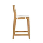 Christopher Knight Home Gaye Ensemble de bar extérieur 5 pièces en rotin et bois d'acacia