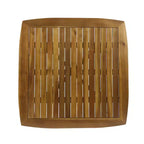 Christopher Knight Home Montserrat Ensemble de salle à manger d'extérieur 5 pièces en bois d'acacia et osier avec coussins, teck/marron multi