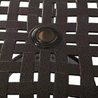 Christopher Knight Home Bogota Outdoor Cast Aluminum 5 Piece Dining Set with Umbrella Hole