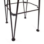 Christopher Knight Home Ensemble de bar 3 pièces industriel extérieur en bois d'acacia avec pieds épingles, Teak