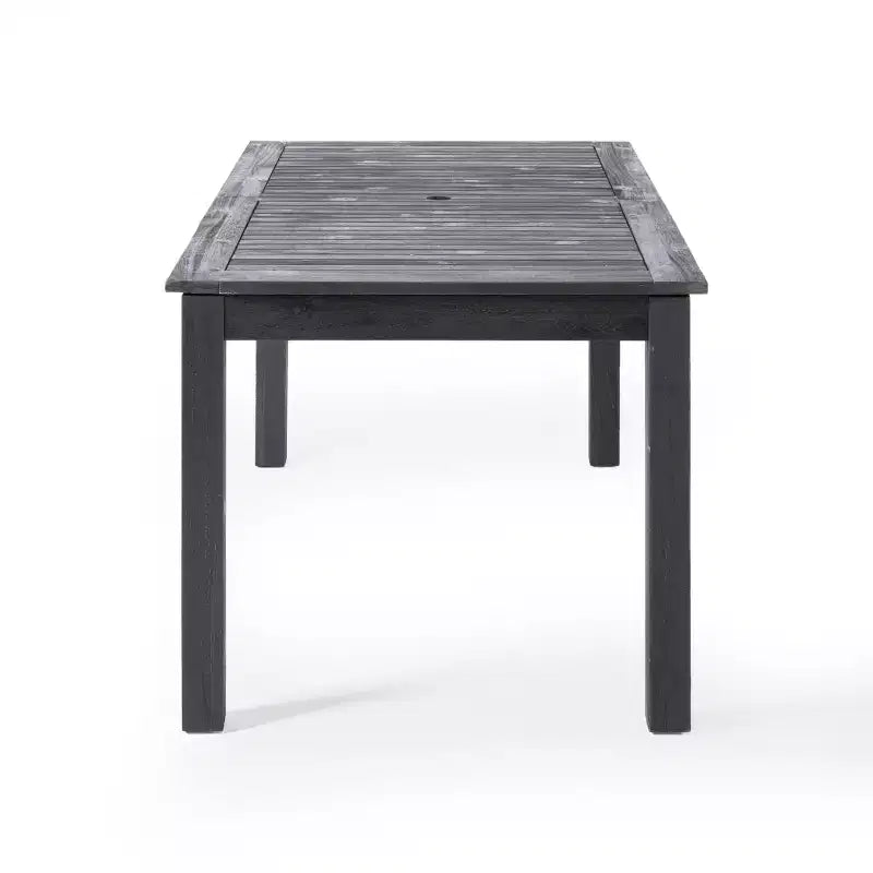 GDFStudio Aloha Ensemble repas extensible 7 pièces en bois d'acacia et osier pour extérieur