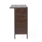 GDFStudio Darnel Ensemble de bar 3 pièces en bois d'acacia d'extérieur, marron foncé
