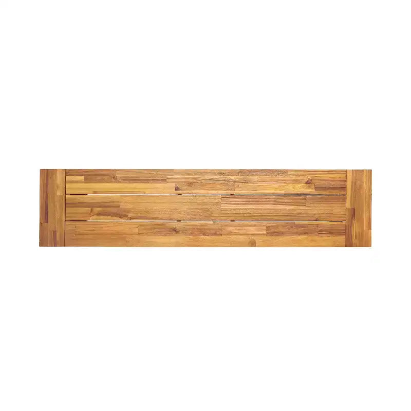 Ensemble de salle à manger GDFStudio Preston en bois d'acacia et osier, 6 pièces