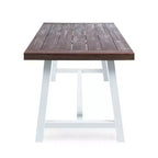 Ensemble de salle à manger GDFStudio Preston en bois d'acacia et osier, 6 pièces