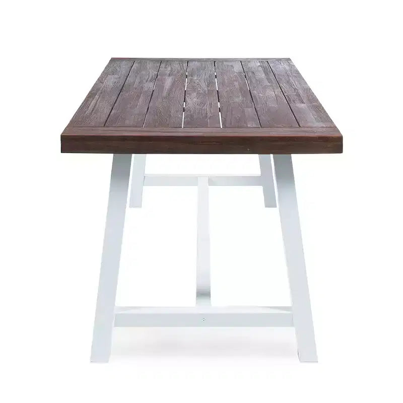 Ensemble de salle à manger GDFStudio Preston en bois d'acacia et osier, 6 pièces