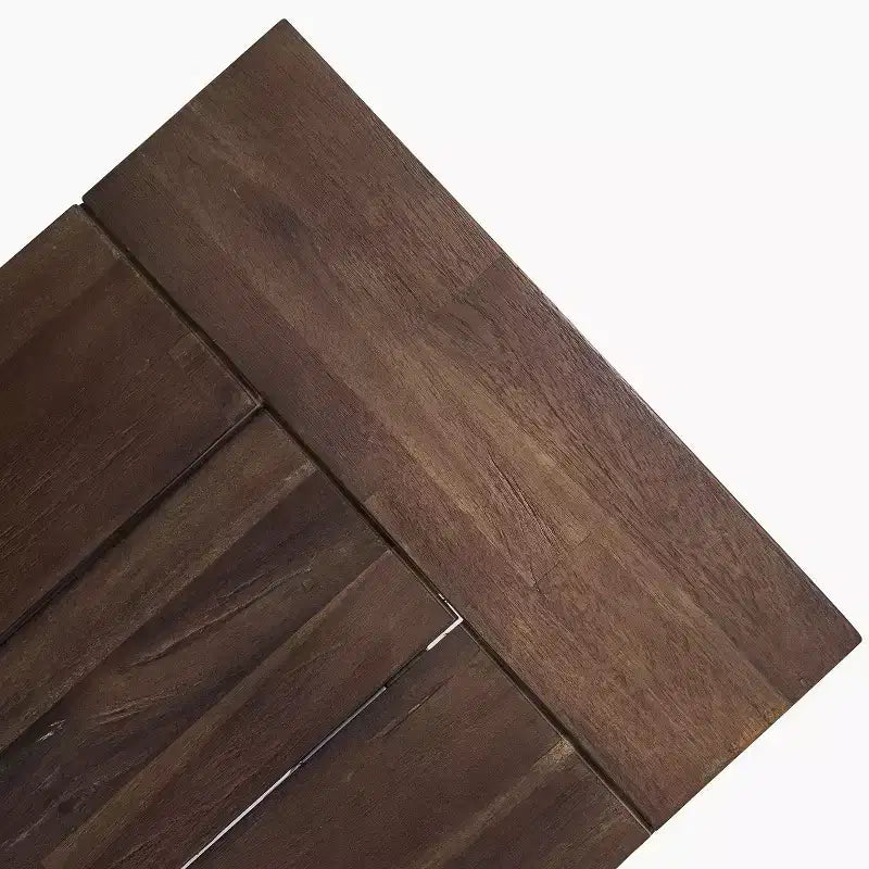 Ensemble de salle à manger GDFStudio Preston en bois d'acacia et osier, 6 pièces
