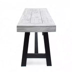Ensemble de salle à manger GDFStudio Preston en bois d'acacia et osier, 6 pièces