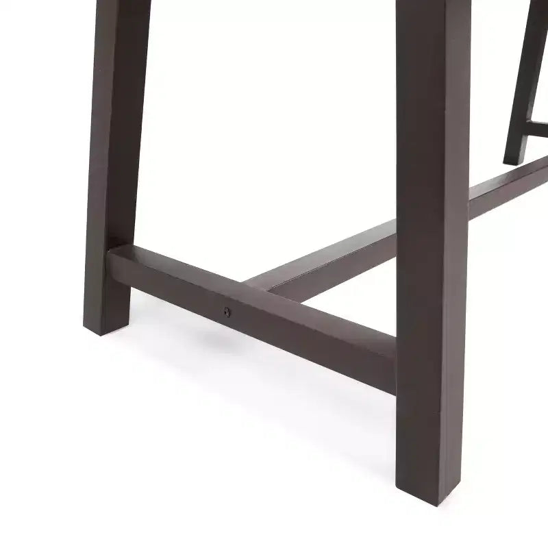 Ensemble de salle à manger GDFStudio Preston en bois d'acacia et osier, 6 pièces