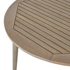 Ensemble de salle à manger 5 pièces Christopher Knight Home Biella en bois d'acacia et osier avec coussin