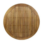 Ensemble de salle à manger 5 pièces Christopher Knight Home Biella en bois d'acacia et osier avec coussin