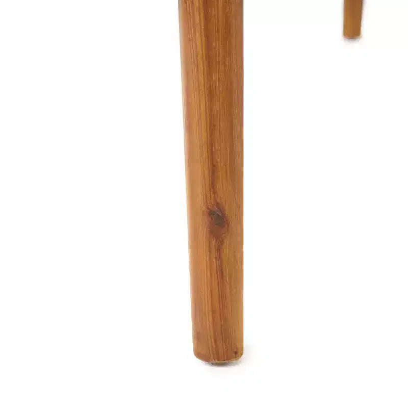 Christopher Knight Home Algoma Ensemble de salle à manger 9 pièces en bois d'acacia et osier avec coussins