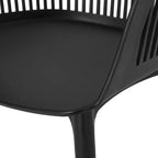 Christopher Knight Home Lorena Ensemble de salle à manger d'extérieur 7 pièces en bois d'acacia et résine avec table à manger de 71 po, Noir et teck