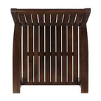 Christopher Knight Home Cassia Ensemble de salle à manger 7 pièces d'extérieur en bois d'acacia avec table de 69 po, marron foncé et blanc