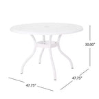 Christopher Knight Home Sarasota 5-Piece Cast Aluminum Outdoor Dining Set with Floral Scroll Design