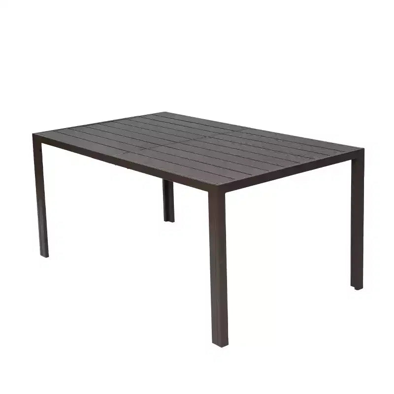 GDFStudio Eudora Outdoor Weatherproof 7 Pieces Patio Dining Set with 6 Textilene Chairs