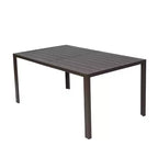GDFStudio Eudora Outdoor Weatherproof 7 Pieces Patio Dining Set with 6 Textilene Chairs