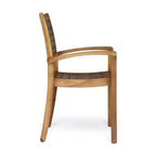 Christopher Knight Home Alderson, ensemble de salle à manger d'extérieur 7 pièces en fer et bois d'acacia, teck et noir