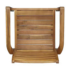 Christopher Knight Home Alderson, ensemble de salle à manger d'extérieur 7 pièces en fer et bois d'acacia, teck et noir