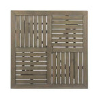 Christopher Knight Home Miro, ensemble de salle à manger d'extérieur 5 pièces en bois d'acacia à lattes