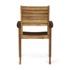 Christopher Knight Home Anchor, Ensemble de salle à manger d'extérieur 7 pièces en bois d'acacia à lattes