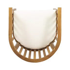 Christopher Knight Home Alondra – Ensemble de salle à manger extensible 9 pièces en bois d'acacia pour extérieur avec coussins, teck/crème