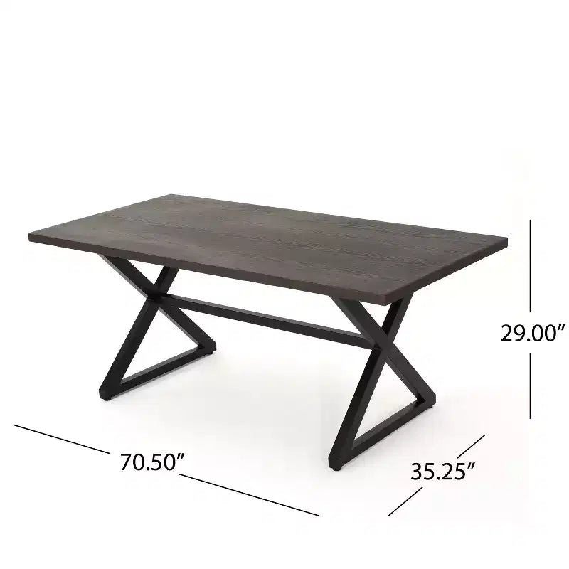 Christopher Knight Home Alani Ensemble de salle à manger 7 pièces en osier et aluminium avec coussins, multicolore/blanc crème