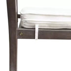 Ensemble de salle à manger d'extérieur 7 pièces Whisen - 6 places, table et chaises de jardin en bois d'extérieur, ensembles de meubles de patio résistants aux intempéries