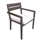 Ensemble de salle à manger d'extérieur 7 pièces Whisen - 6 places, table et chaises de jardin en bois d'extérieur, ensembles de meubles de patio résistants aux intempéries