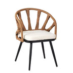 Whisen Contemporary Outdoor Set with PE Rattan Chairs and Plastic Wood Table,Suitable for Gardens and Lawns