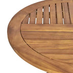 Christopher Knight Home Klondike Ensemble de salle à manger 7 pièces en bois d'acacia et osier avec coussins