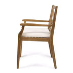 Christopher Knight Home Llano Ensemble de salle à manger 5 pièces en bois d'acacia d'extérieur avec coussin résistant à l'eau