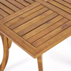 Christopher Knight Home Chaucer Outdoor Acacia Wood and Mesh 5 Piece Dining Set