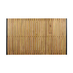 Christopher Knight Home Flora Outdoor Acacia Wood and Resin 7 Piece Dining Set, Black and Teak