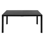 Ensemble table et chaises de salle à manger d'extérieur 7 pièces Whisen en acier résistant aux intempéries, ensemble de salle à manger de patio pour balcon, arrière-cour