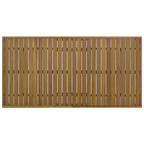 Whisen Multi-person Outdoor Acacia Wood Dining Table and Chair Set, Thick Cushions, Suitable for Balcony, Vourtyard, and Garden