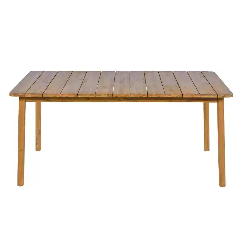 Christopher Knight Home Chase Ensemble de salle à manger d'extérieur 7 pièces en bois d'acacia et corde tressée avec coussins