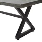 Christopher Knight Home Aisha Outdoor Wicker and Aluminum 6 Piece Dining Set with Bench