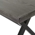 Christopher Knight Home Aisha Outdoor Wicker and Aluminum 6 Piece Dining Set with Bench