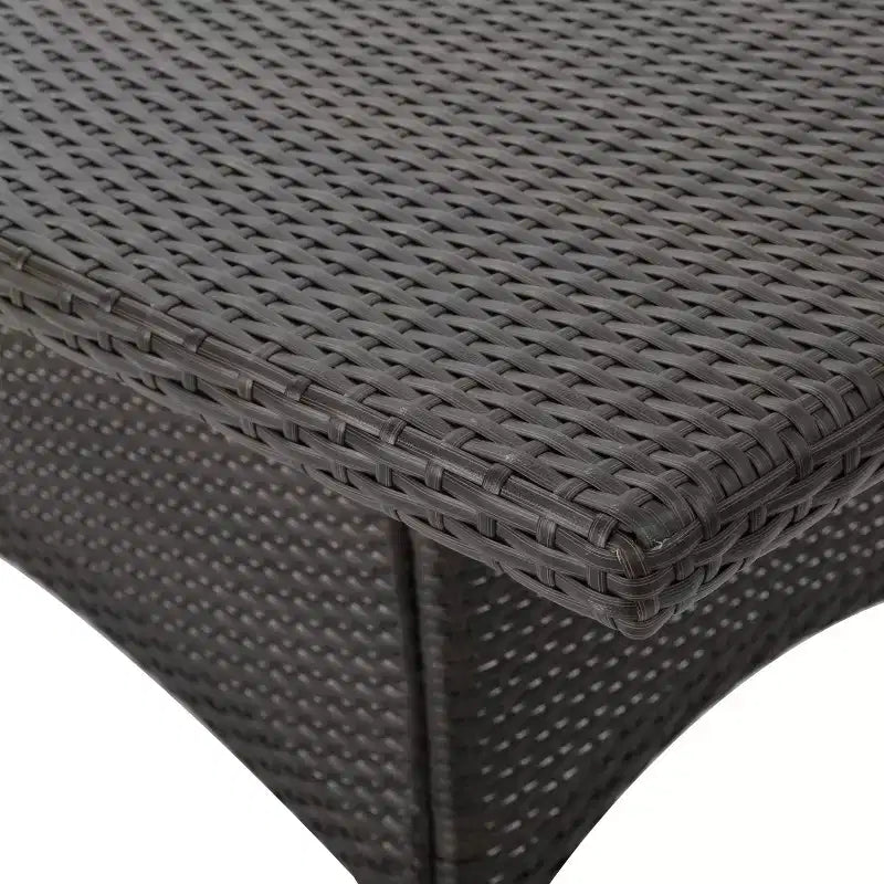 Ensemble de salle à manger d'extérieur 7 pièces en osier avec coussin Christopher Knight Home Thompson