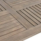 Ensemble de salle à manger d'extérieur 7 pièces en bois d'acacia et osier avec coussins Christopher Knight Home Mason
