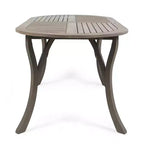 Ensemble de salle à manger d'extérieur 7 pièces en bois d'acacia et osier avec coussins Christopher Knight Home Mason